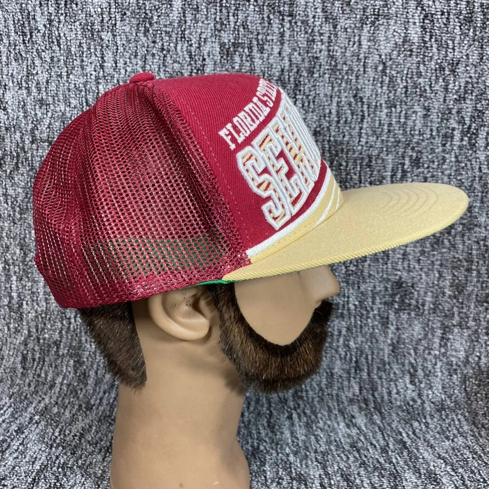 Top Of The World Florida State Seminoles Trucker Hat Snapback FSU Green Bottom
